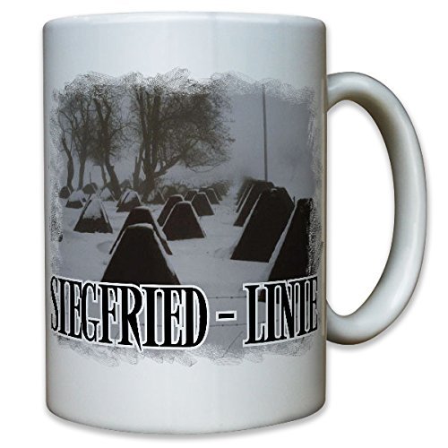 Siegfried Linie Westwall Höckerlinie beton Drachen Zähne - Tasse #10599 