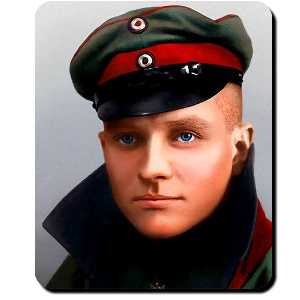 Manfred von Richthofen Der Rote Baron Freiherr Pilot - Mauspad #10423 M