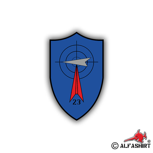 Aufkleber/Sticker FlaRakGrp Wappen Abzeichen Bundeswehr Flugabwehr 7x4cm A852