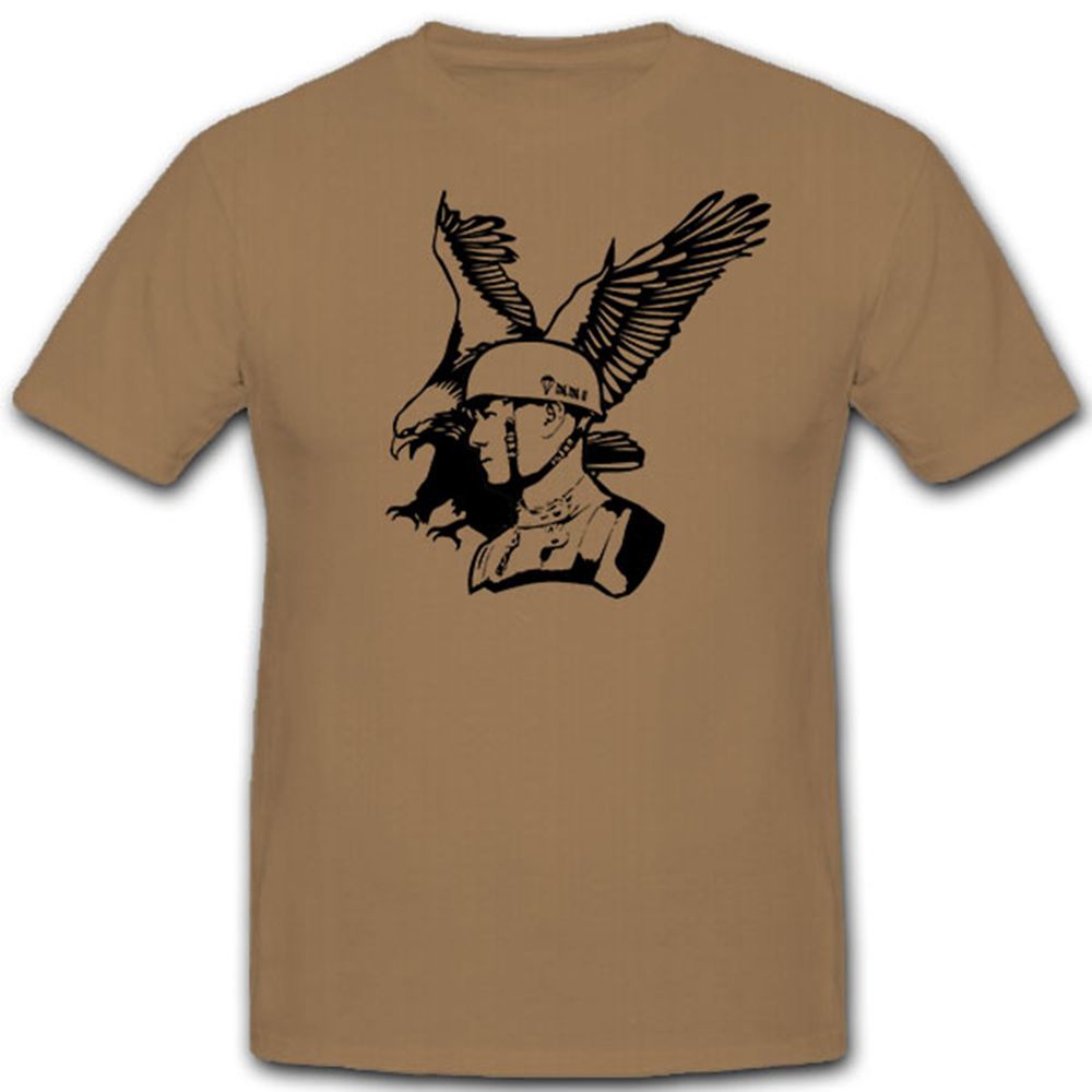 Fallschirmjäger mit Adler-Glück ab Hemd Deutscher Falli Luftwaffe T Shirt #8220