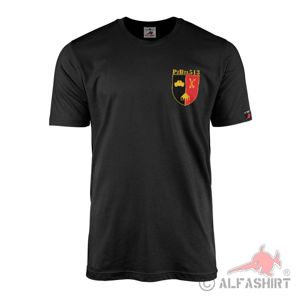 T-Shirt Panzerbataillon PzBtl 513 Flensburg Kaserne Heimatschutzbrigade #43843