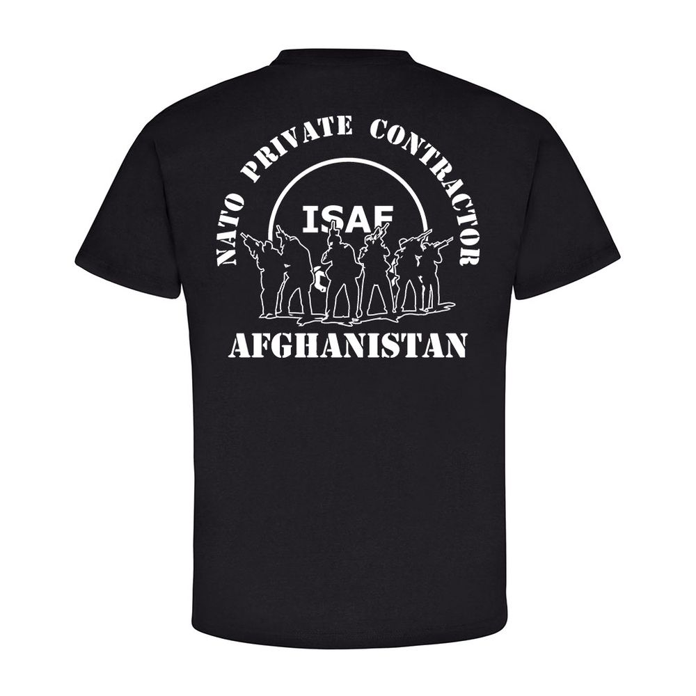 NATO PRIVATE CONTRACTOR Afghanistan ISAF Auslandseinsatz Söldner  T Shirt #14218