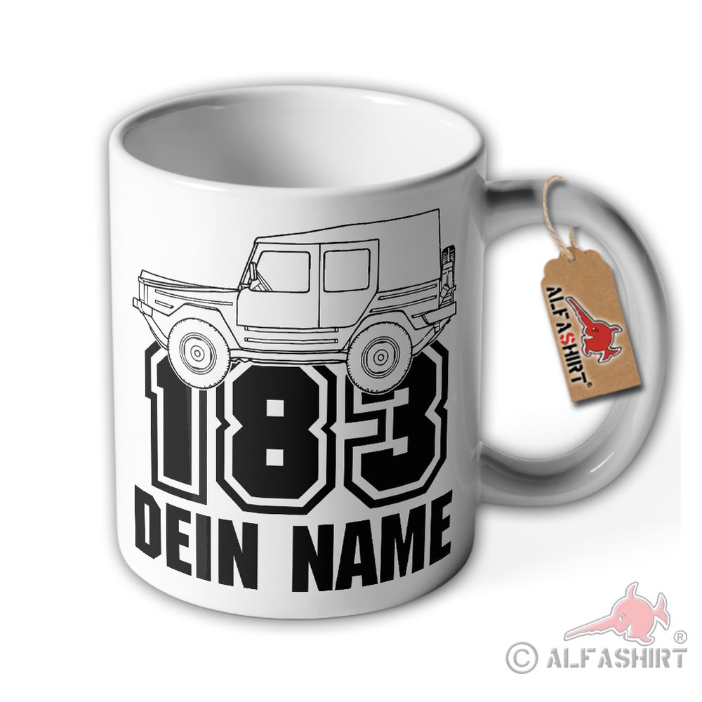 Tasse Iltis Typ 183 Personalisiert Geländewagen Bundeswehr BW #39628