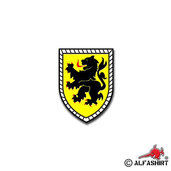 Sticker 10 PzDiv Panzer Division Army Veitshöchheim Crest 7x5cm A1510