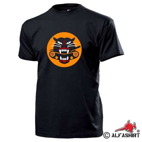 Tank eating tiger Us Army Panzer Wappen Logo Zerstörer Abzeichen T Shirt #17387