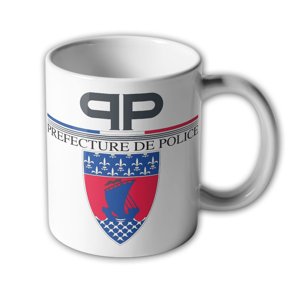 Tasse Préfecture de Police Polizeipräfektur Paris frankreich Polizei Abzeichen #33898
