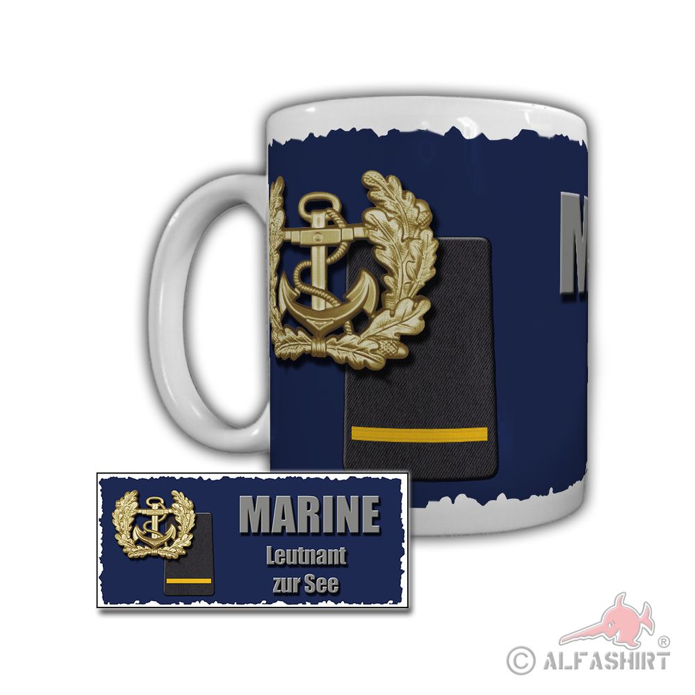 Tasse Marine Leutnant zur See Betriebsstofftransporter Spessart Bundeswehr#29309
