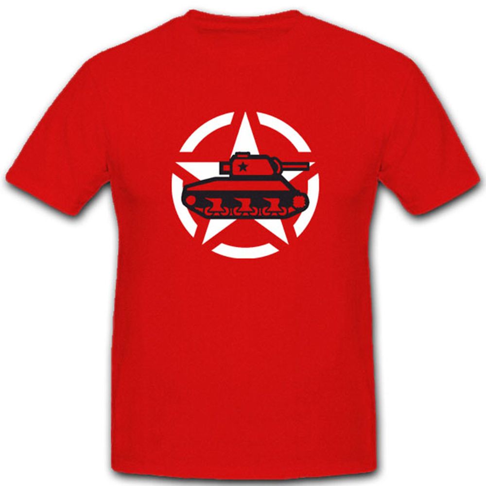 M 4 Sherman Tank Panzer US Army britsch GB USA WK 2 - T Shirt #5102