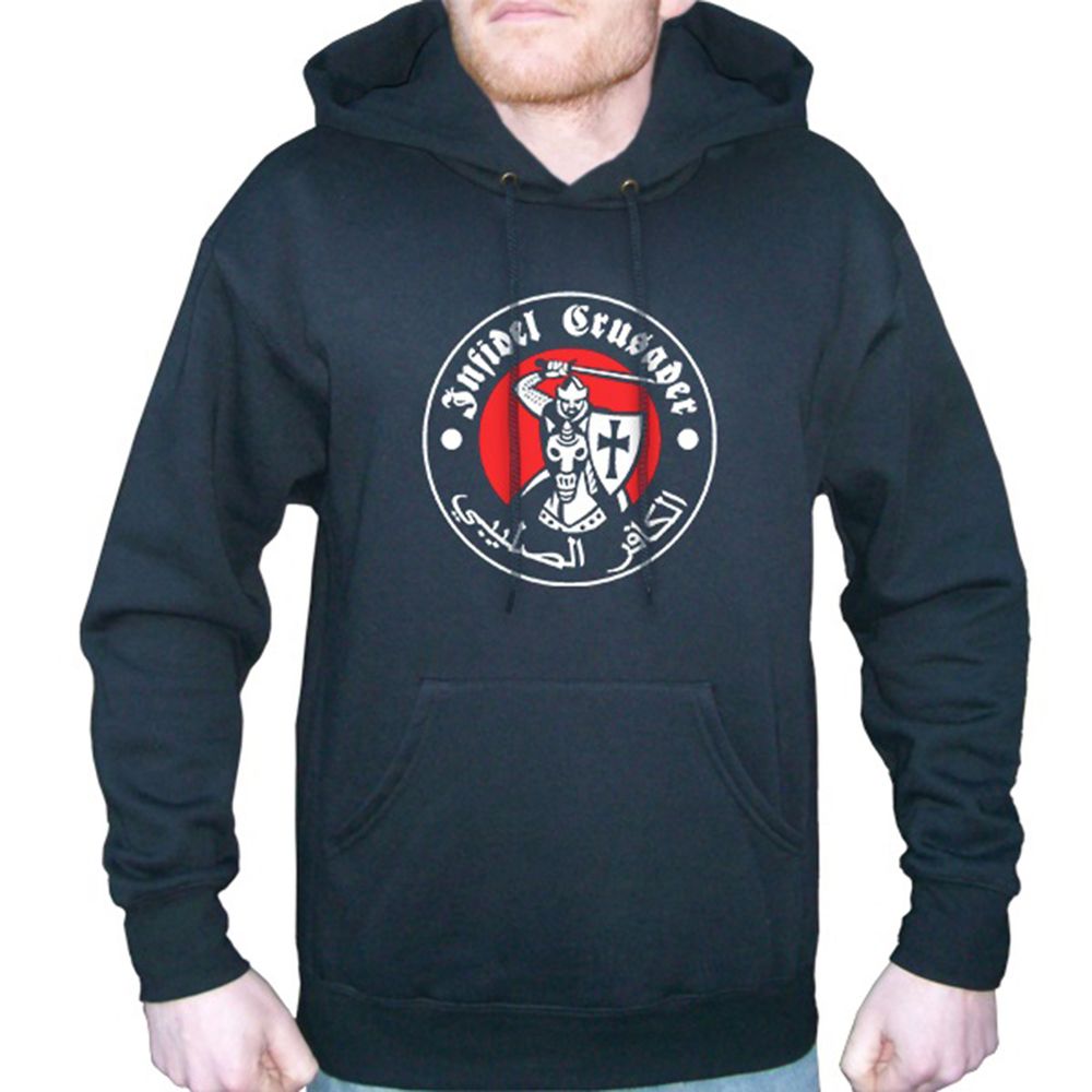 Infidel Crusader Ritter Wappen Abzeichen Emblem  - Kapuzenpullover #6185