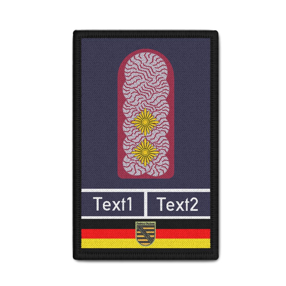 Rank Patch Freiwillige Feuerwehr FF Sachsen Oberbrandinspektor OBI #42554