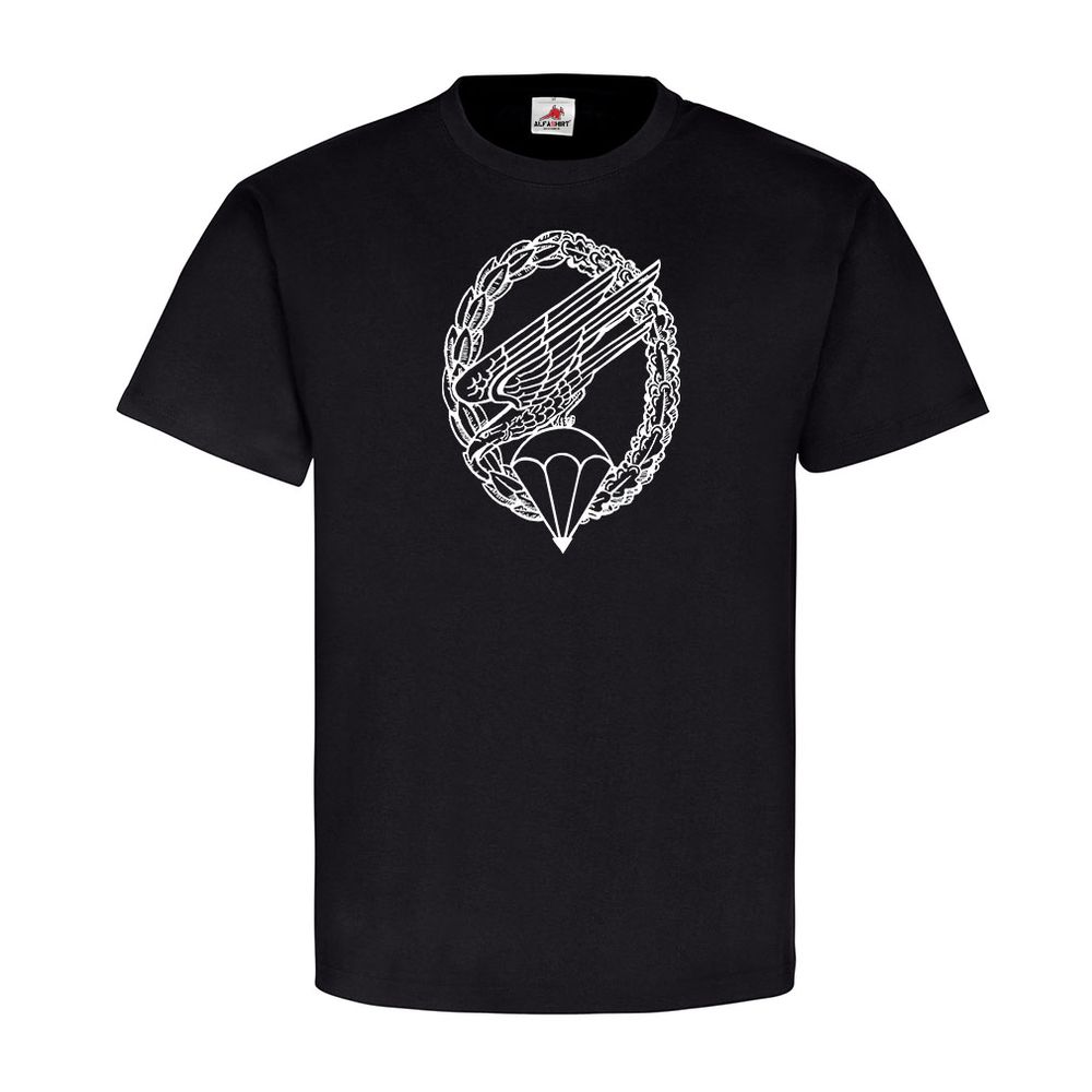 Fallschirmjäger Ehren Fallschirm JU 52 Sprung Luftwaffe- T Shirt #6979