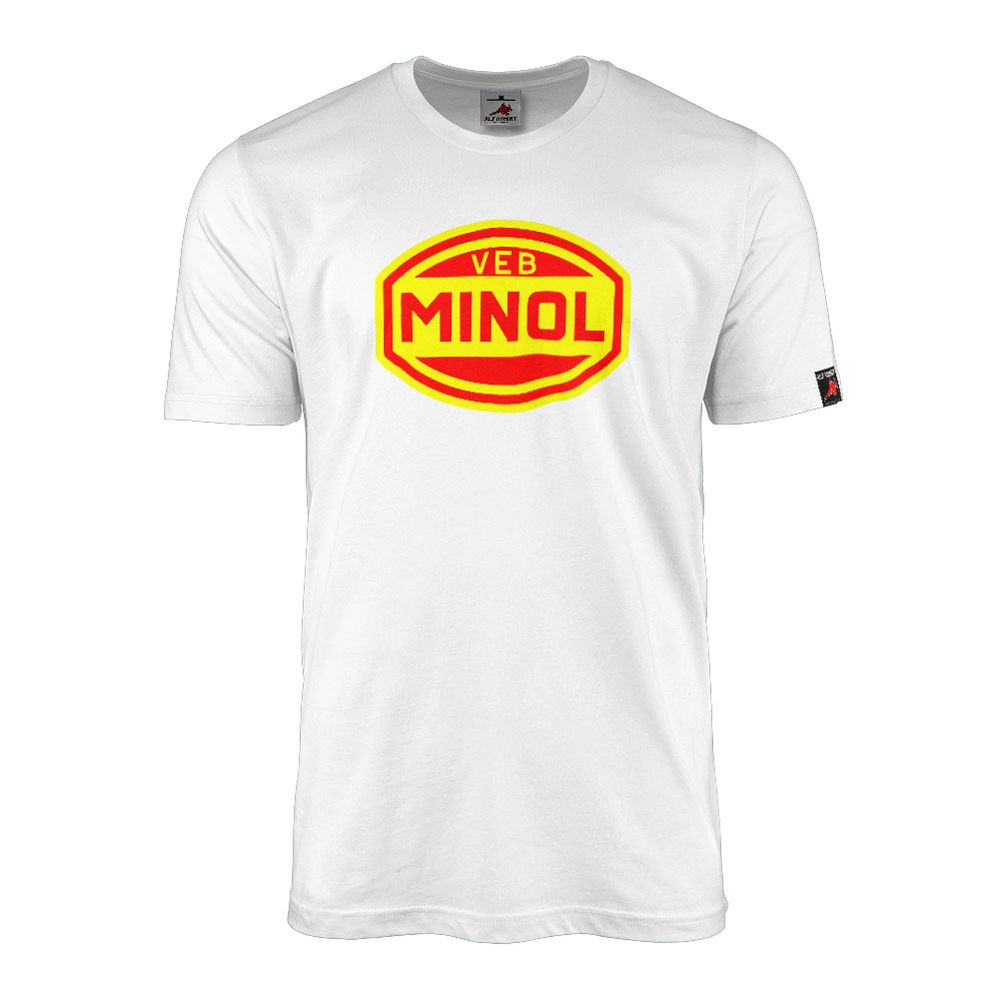 T-Shirt VEB MINOL GDR Mineral Oil Petrol Station #33623