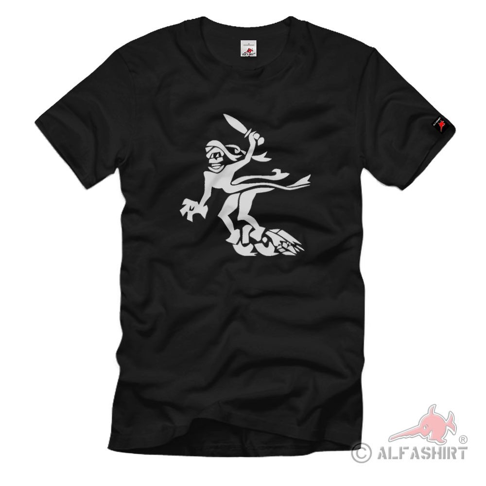 Gespensterdivision Panzer 3 III Divisionszeichen Gespenst Abzeichen T-Shirt#11