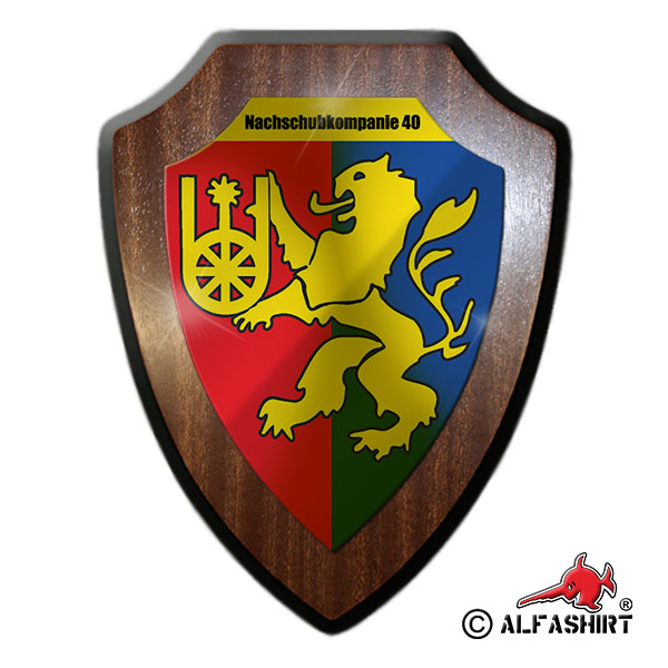 Wappenschild Nachschubkompanie 40 Bundeswehr Wappen Abzeichen Logo #15580