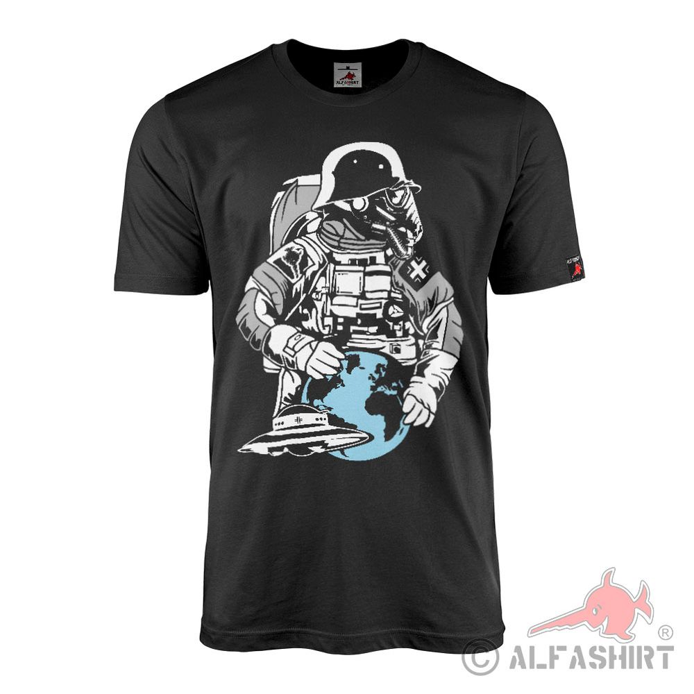Haunebu Pilot Weltraum Flugscheibe Anzug UFO MondErde T-Shirt #43299