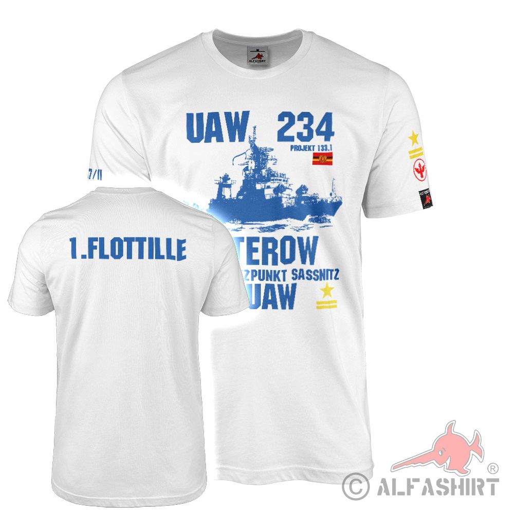 T-Shirt 3 UAW 234 Projekt 133 1 Teterow Marine Stützpunkt Sassnitz #42417