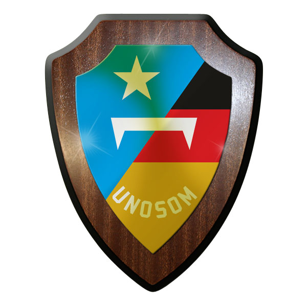 Wappenschild / Wandschild / Wappen - Unosom Somalia Auslandseinsatz Afrika #9249