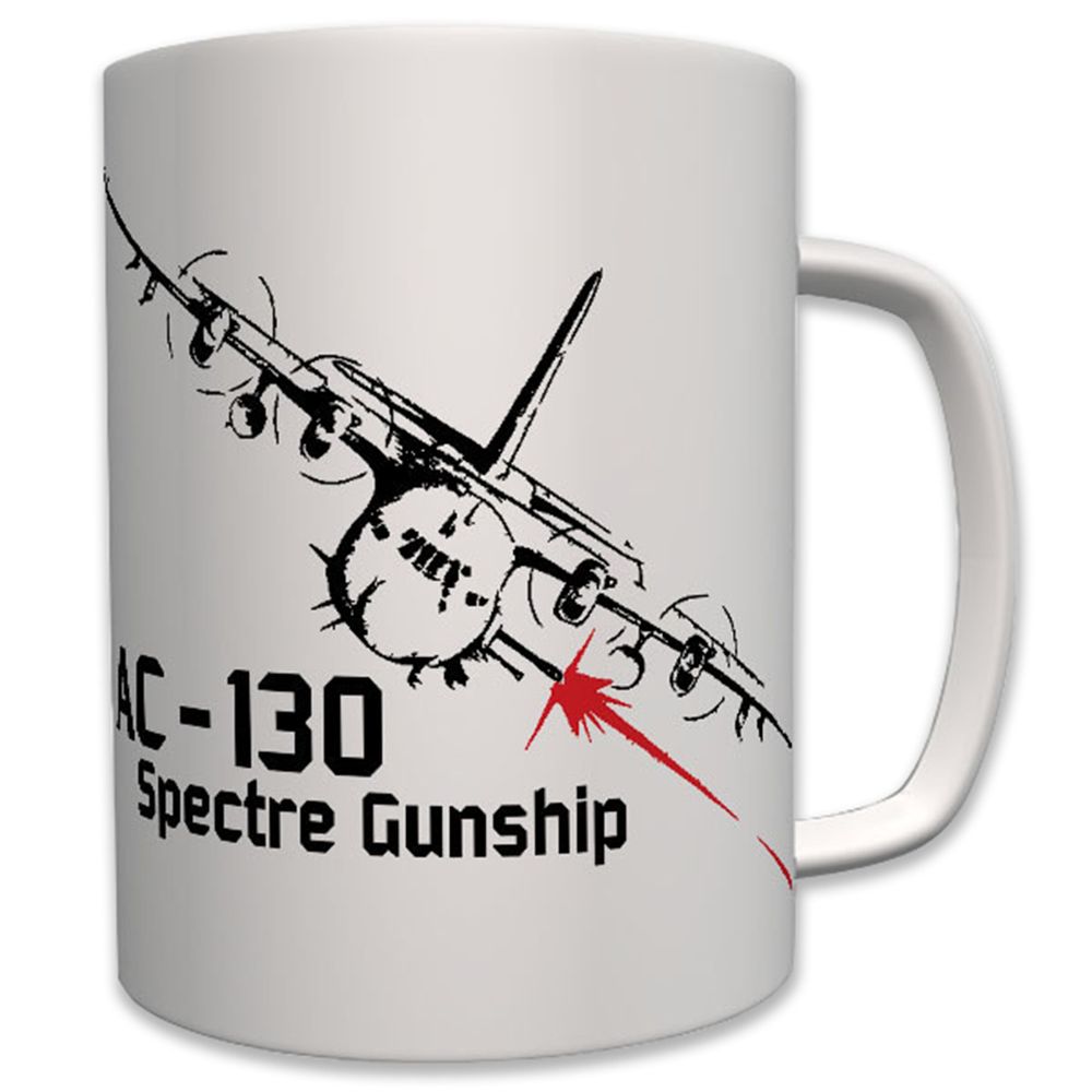 AC-130 spectre gunship Flugzeug Schlachtflugzeug ISAF U.S. air - Tasse #6678  