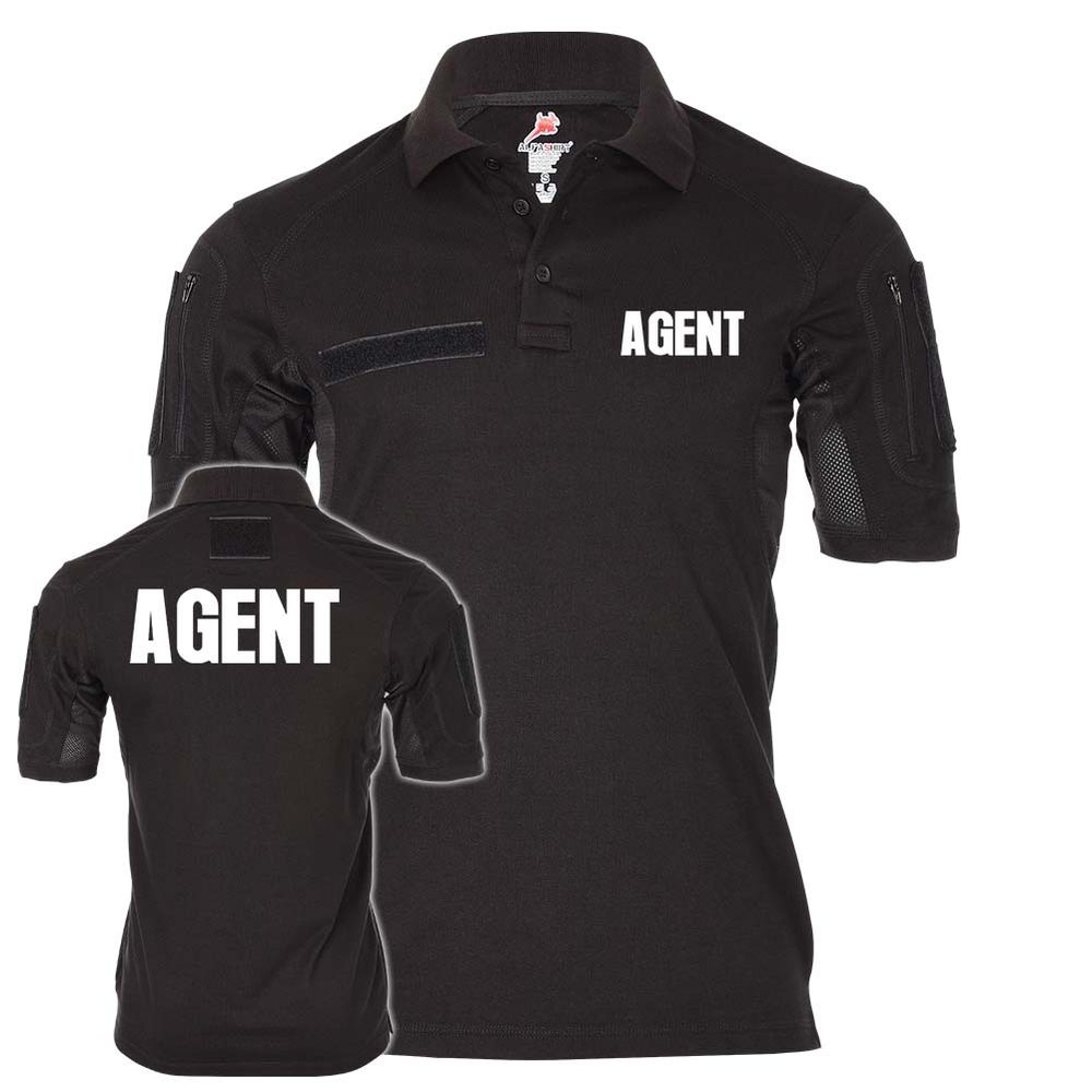 Tactical Poloshirt Polo Agent Agentin Shirt Beruf Berufung Job Security #25437