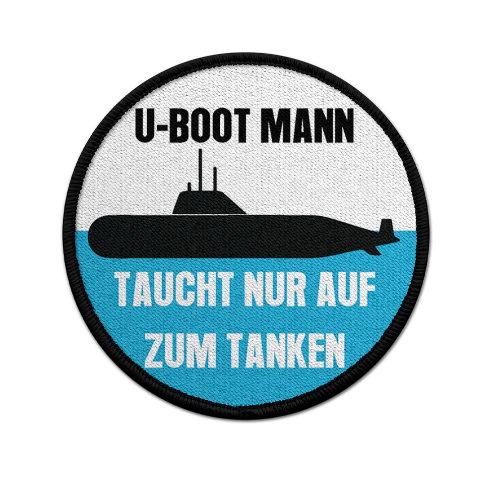 Patch Submarine Man only surfaces to refuel comrade Marine drink #45859