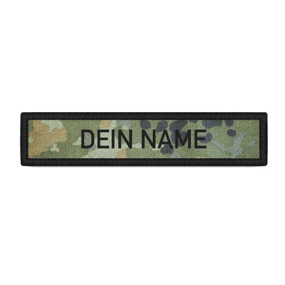 Name patch personalized patch Bundeswehr BW Flecktarn camouflage pattern camouflage # 43173