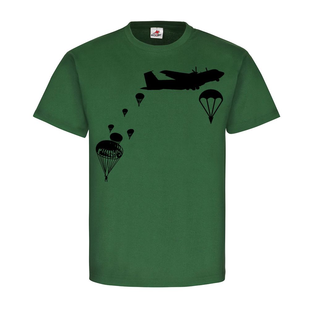 Parachutist Round Cap Paratrooper FschJgBtl Round Cap T Shirt # 18309