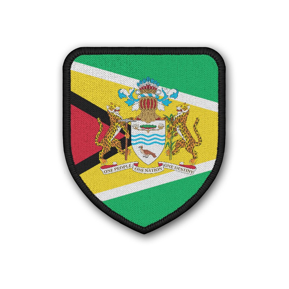 Patch Flag of Guyana Flagge Staat Land Nation Wappen Landesflagge Zeichen #21334