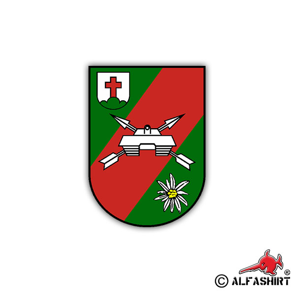 Aufkleber/Sticker GebPzKp 230 Gebirgspanzerkompanie Panzer Kompanie 7x5cm A1091