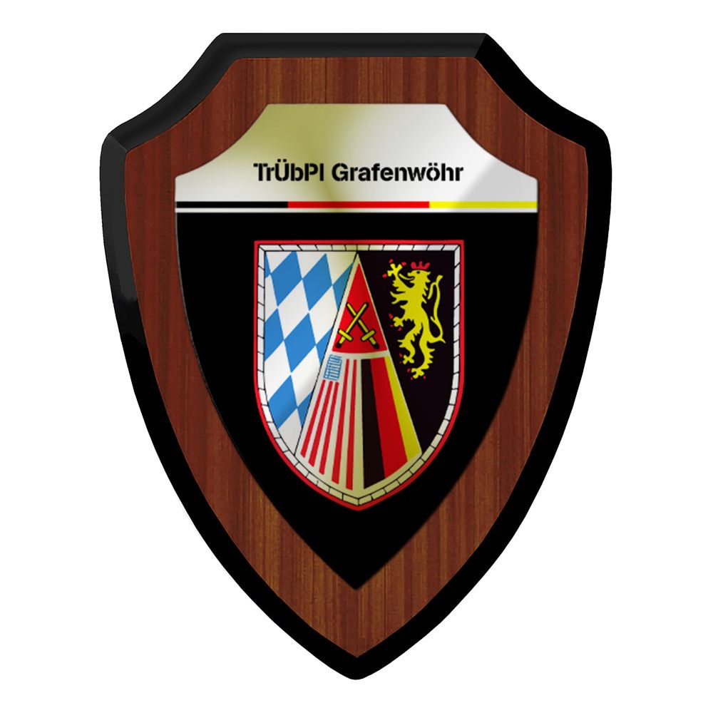 Heraldic shield TrÜbPl Grafenwöhr US Armed Forces Army Grafenwöhr Neustadt #42974