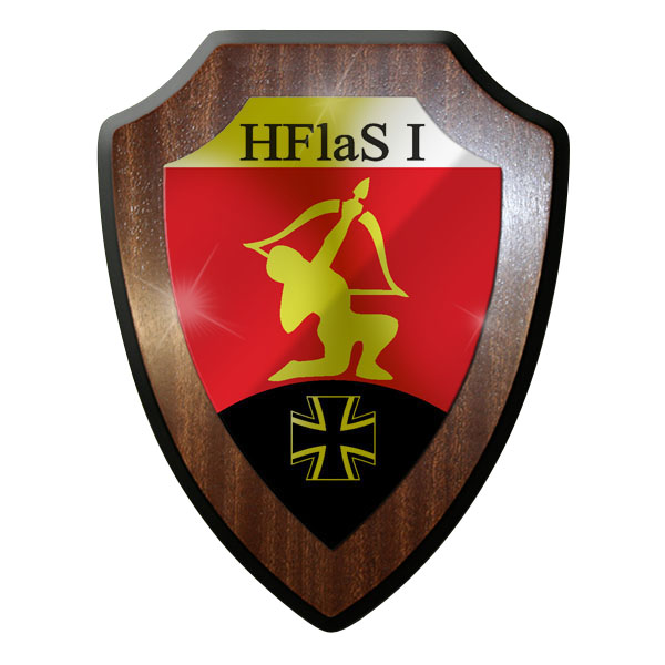 Wappenschild / Wandschild -HFlaS Heeresflugabwehrschule1 Inspektionswappen #9865