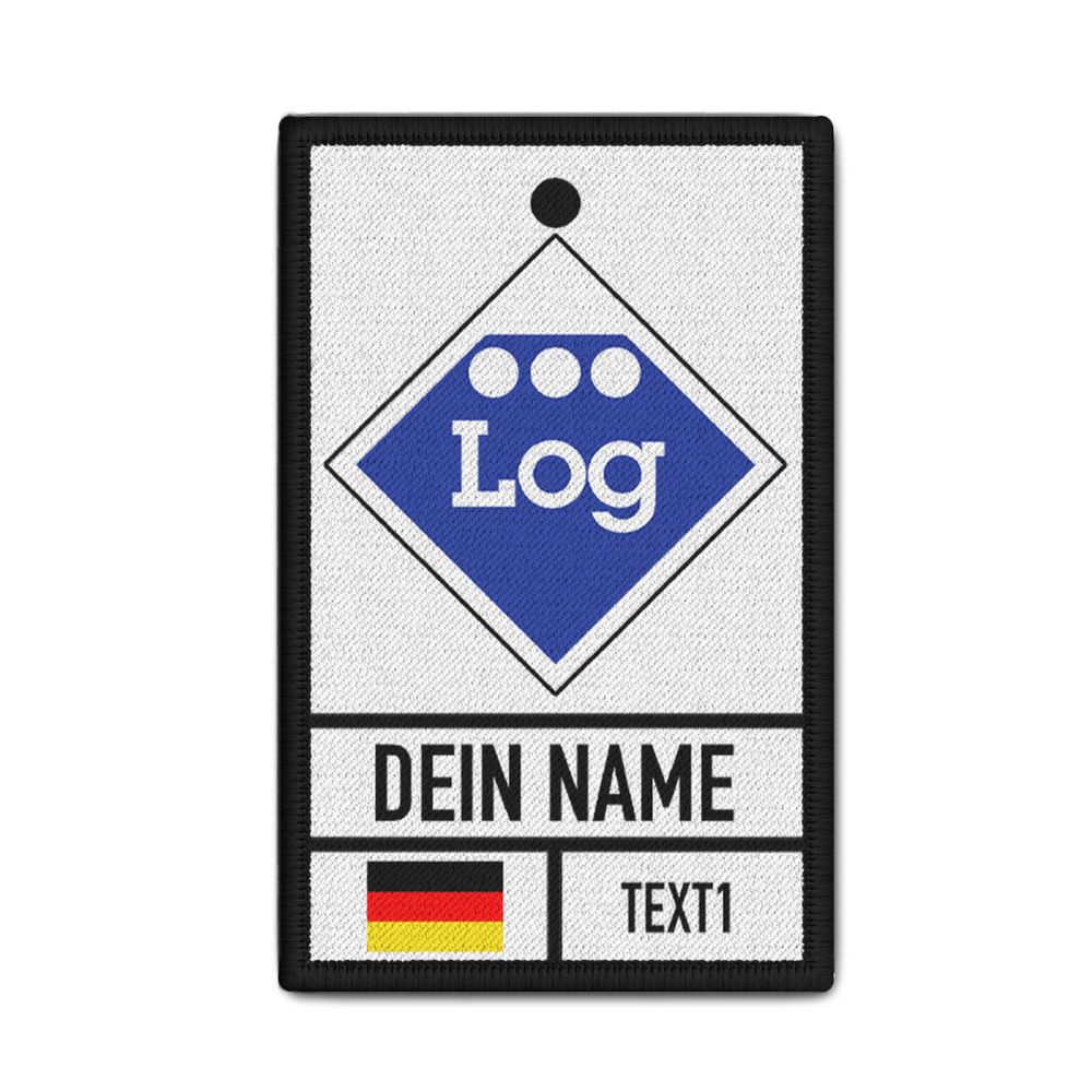 Hilfswerk ZTrFü Personnel Material Specialist Logistics Rank Patch 9.8x6cm #44848
