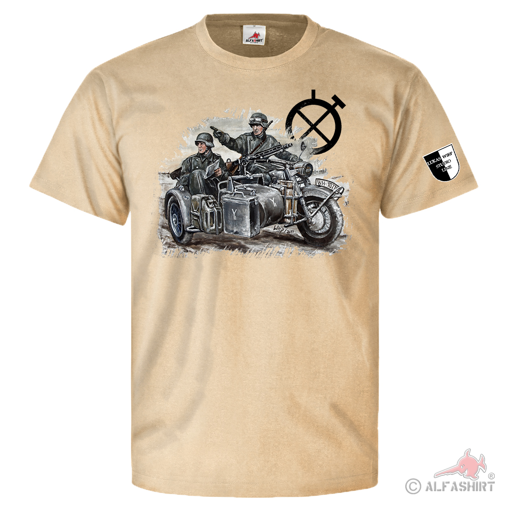 Lukas Wirp Kradmelder Soldier Motorcycle R75 Ks750 Vintage T Shirt # 26196