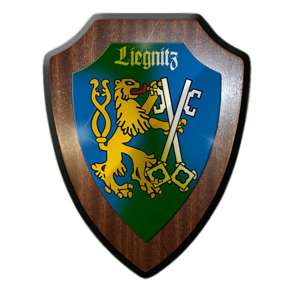 Wappenschild Liegnitz Schlesien Wappen Abzeichen Heimat Deutschland Polen #23590