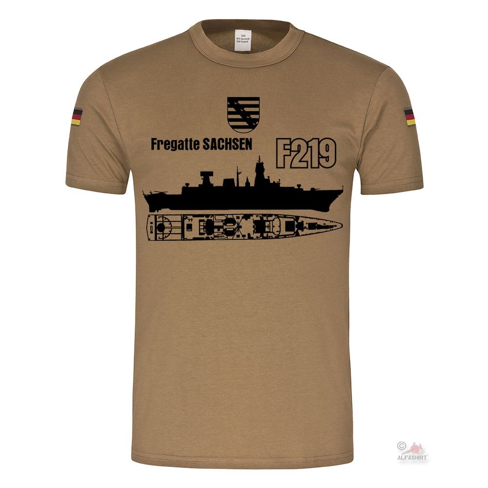 BW Tropen Frigate Saxony F219 DRAA Federal Navy Marine Tropical Shirt # 18630