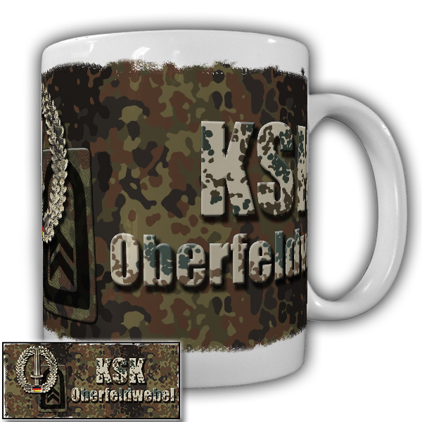 KSK Tasse Oberfeldwebel der Kommando Spezialkräfte Dienstgradabzeichen #20923