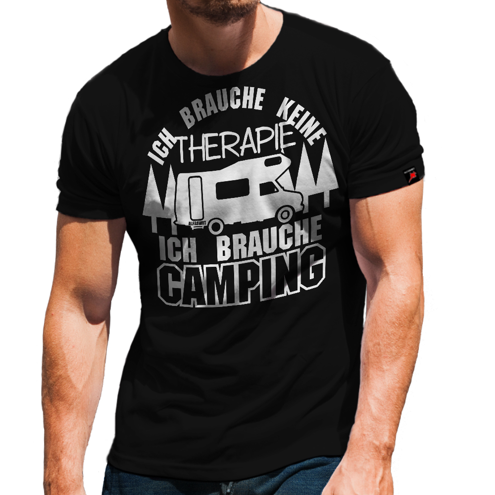 Camping Camper Urlaub Therapie Zelten Freizeit Wald Wochenende T Shirt #32016