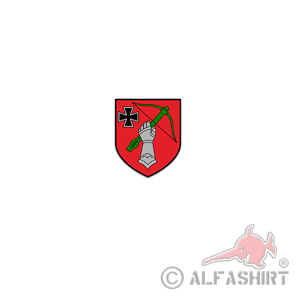 Sticker LeFlaRakBttr 300 Light anti-aircraft rocket battery 6x7cm A3429