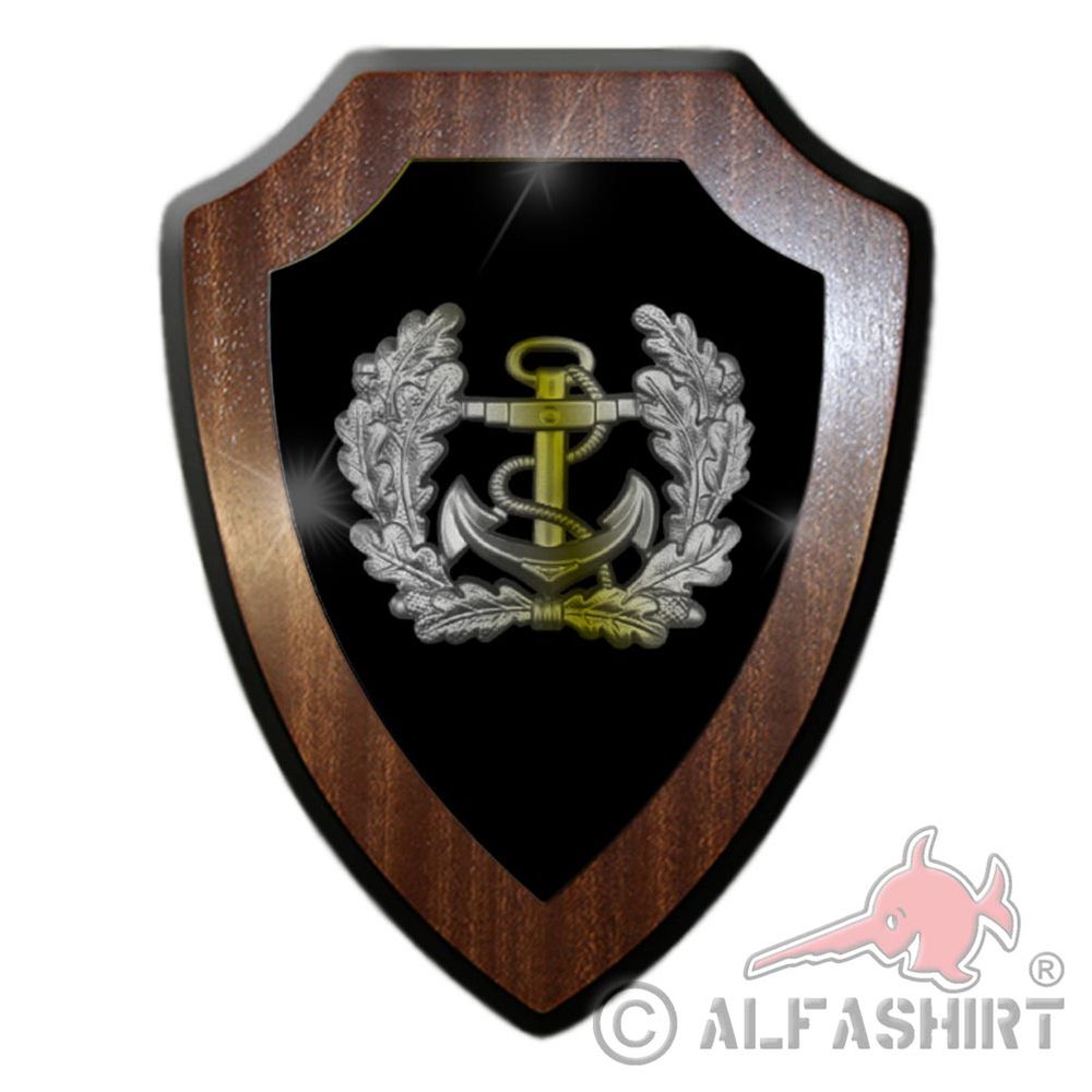 Wappenschild Marine Mützenabzeichen Wandschild Bundeswehr Kapitän Fregatte Bootsmann Dekoration #31123