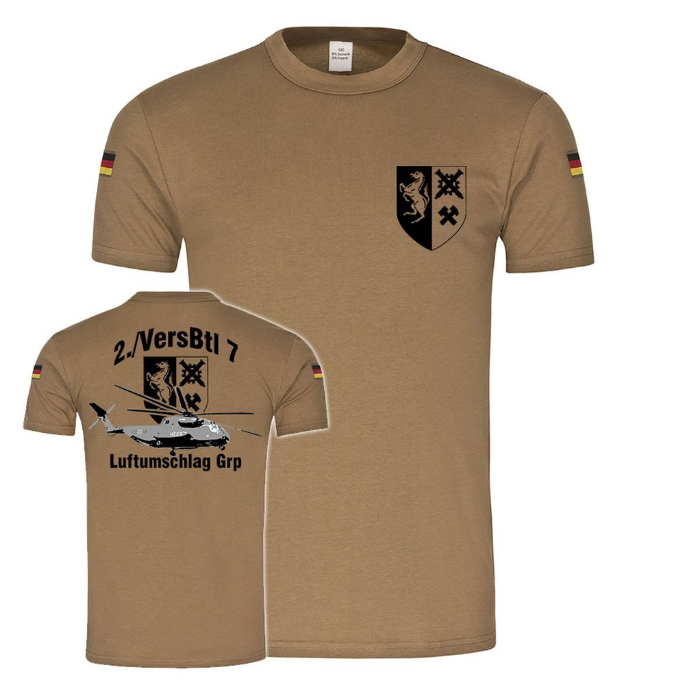 BW Tropen 2 VersBtl 7 Luftumschlag Grp Versorgungsbataillon Tropenshirt #23204 BW Tropen 2 VersBtl 7 Luftumschlag Grp Versorgungsbataillon Tropenshirt #23204