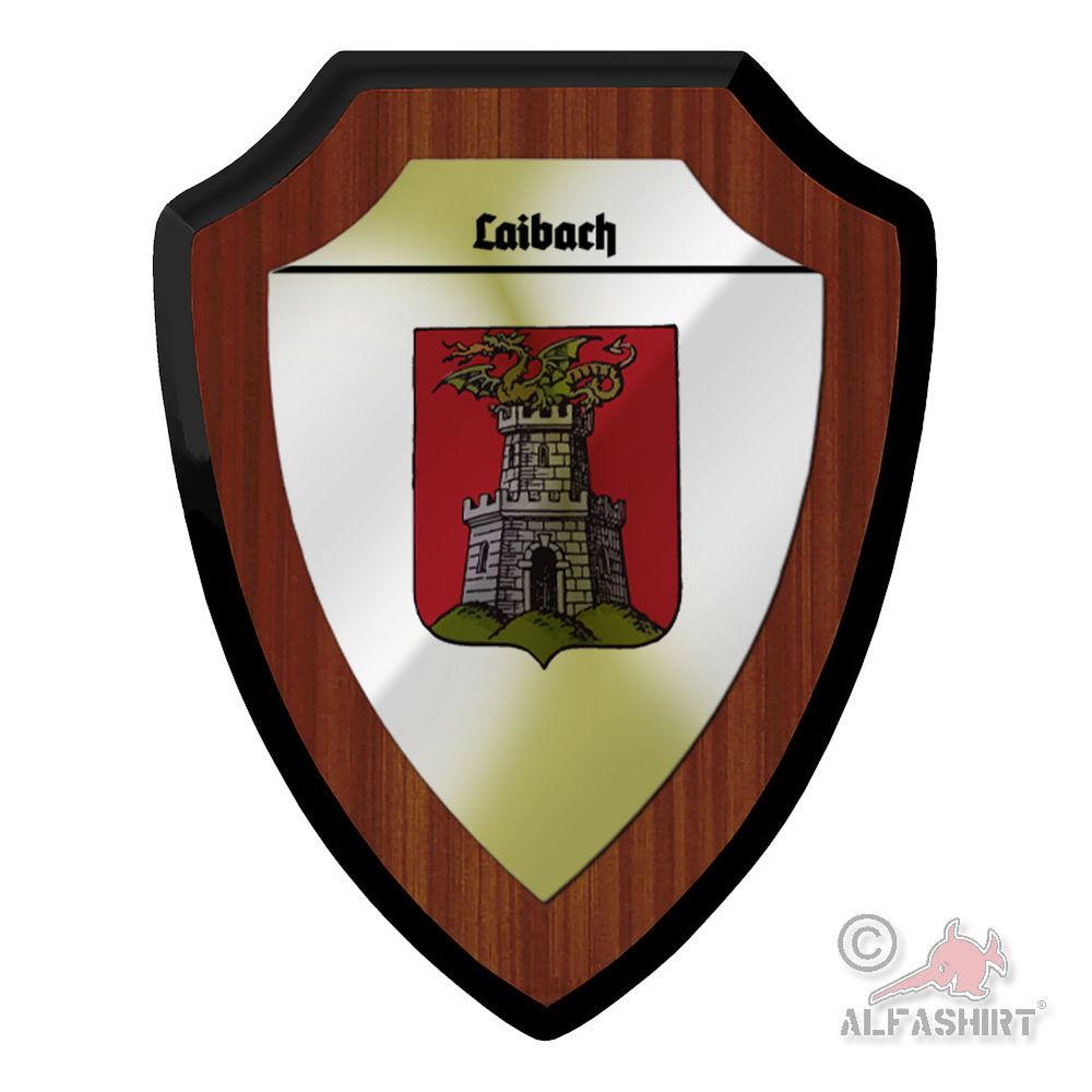 Coat of arms Laibach Ljubljana Slovenia capital Upper Carniola Gorenjska #45851