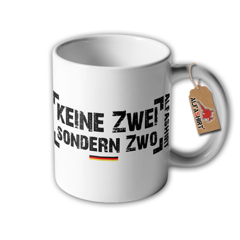 Tasse Bundeswehr ZWO Soldat Zahl Durchzählen BW Ausbilder Zwei Stuffz #33296