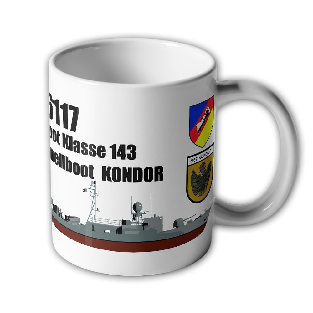 Cup, fast attack craft Kondor P6117, Class 143, German Navy, 2nd #47725