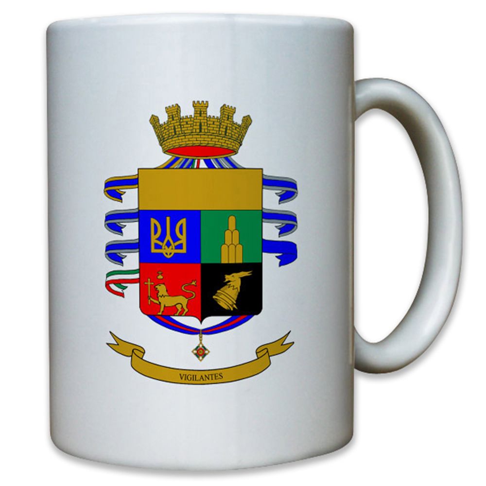 Vigilantes Coa Mil Ita Rgt Alpini Italien Italia Wappen Abzeichen Tasse #13051