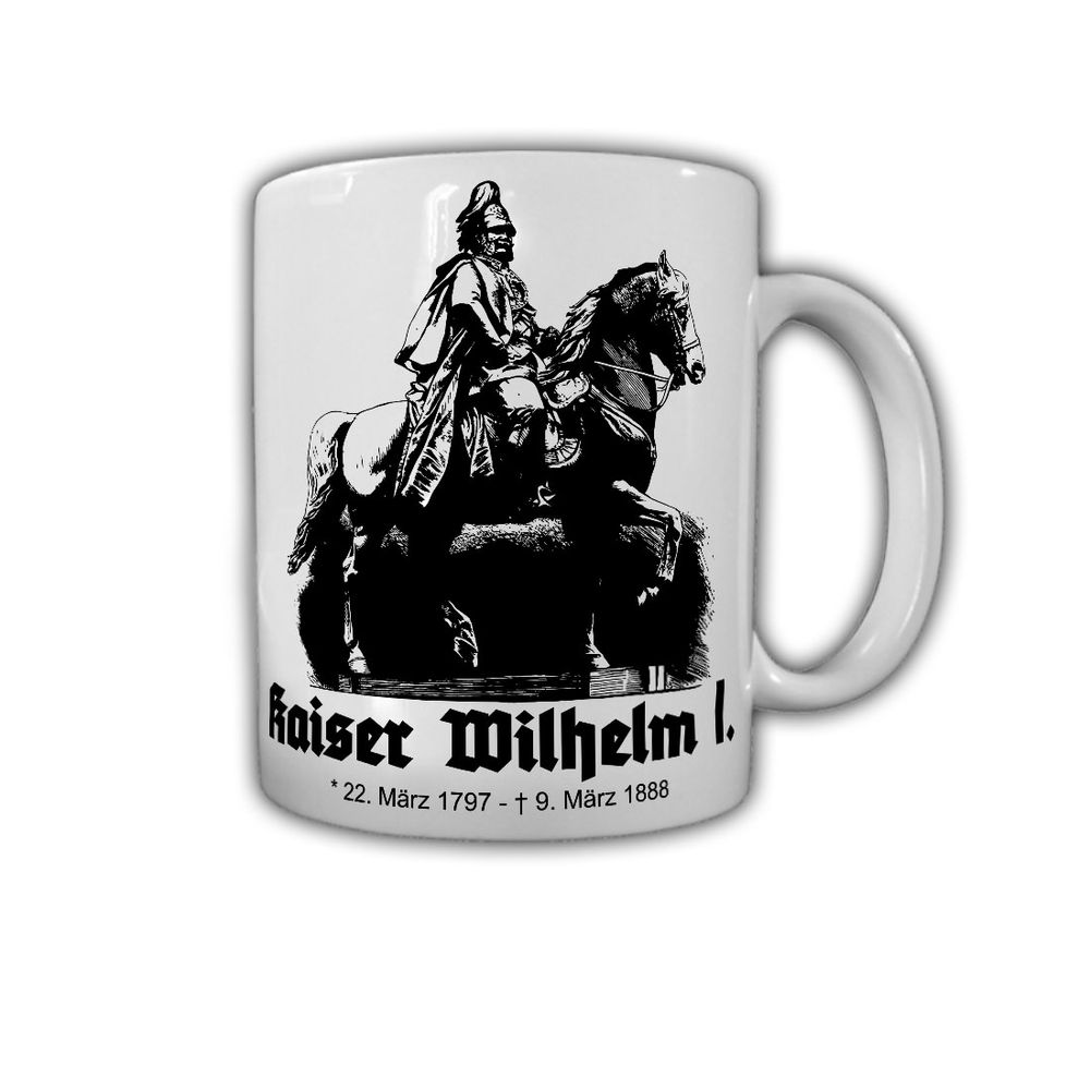 Kaiser Wilhelm I Prussia monument Reiterstatur Friedrich Germany coffee # 27801