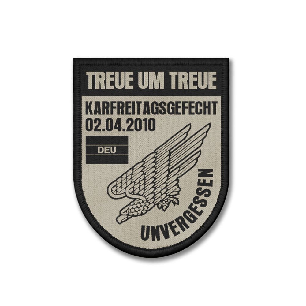 Patch Karfreitagsgefecht Fallschirmjäger Treue um Treue  Veteran  #42252