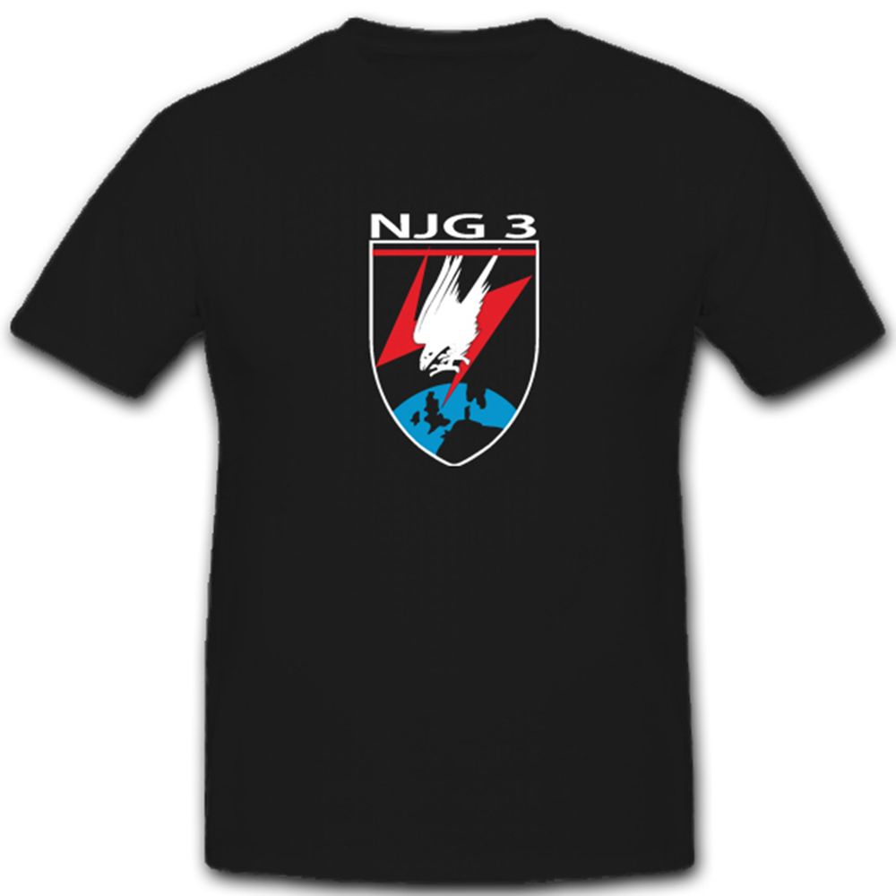 NJG 3 Nachtjagdgeschwader 3 Luftwaffe WK 2 Wappen Abzeichen - T Shirt #4739