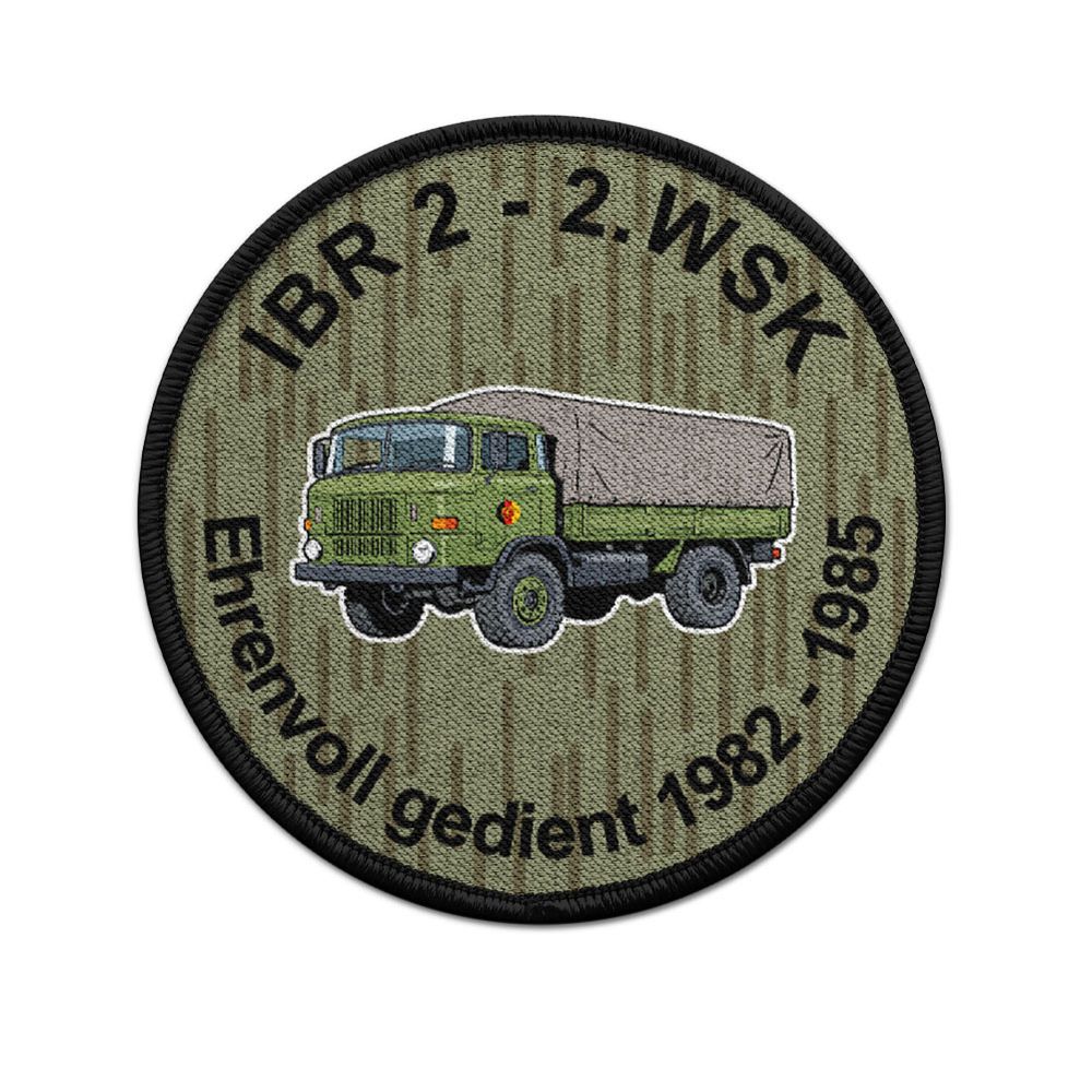 Patch 75mm IFA W50 LA Nationale Volksarmee IBR 2 Ingenieurbauregiment 2 #47538