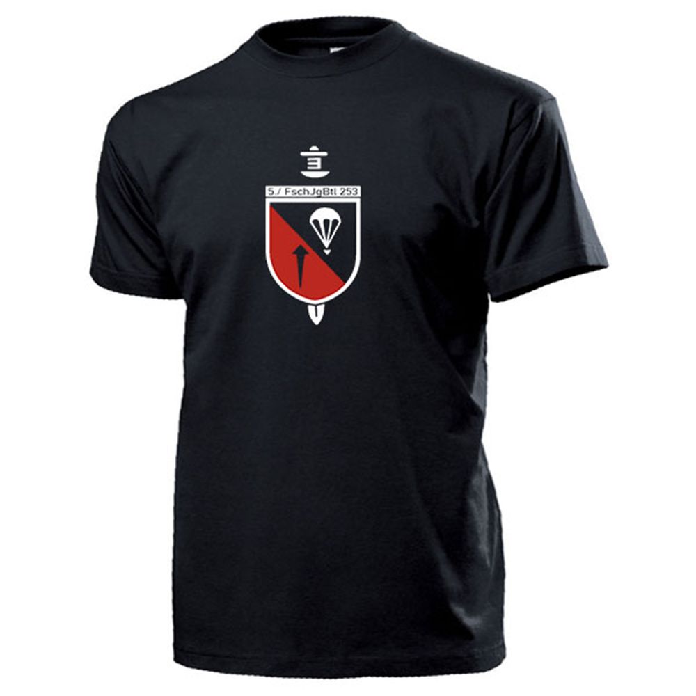 5 FschJgBtl 253 Kompanie Fallschirmjägerbataillon Nagold - T Shirt #14056