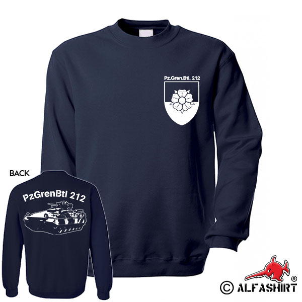 PzGrenBtl 212 SpzMarder Schützenpanzer Panzergrenadierbataillon  Pullover #13176