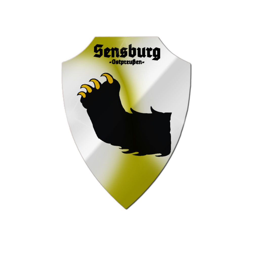 Aluschild Sensburg Polen Ermland Masuren Allenstein Masurische Seenplatte #32463